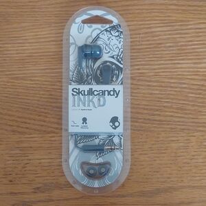 Skullcandy INKD Earbuds Gray & Black NIB